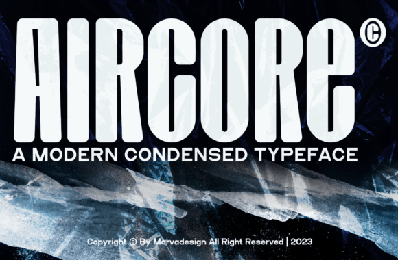 Aircore Font: Clean Sans Serif for Makers