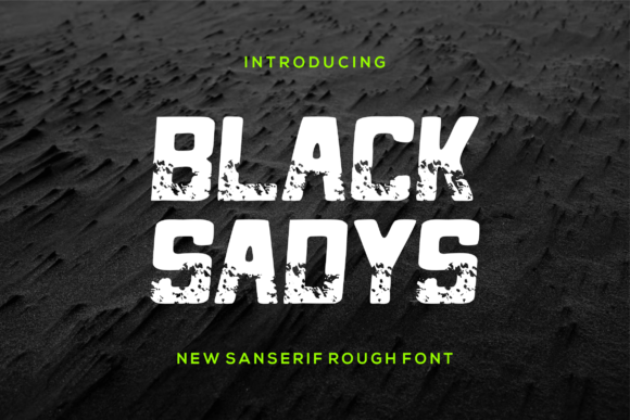 Black Sadys Font for Bold Business Branding