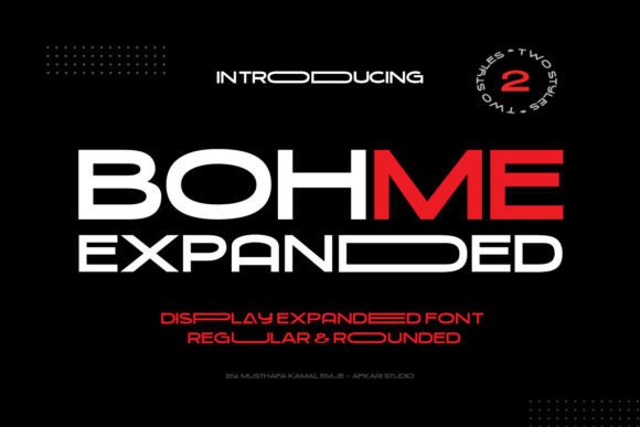 Bohme Expanded Typeface for Bold Branding