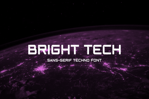 Bright Tech Font for Digital Campaigns