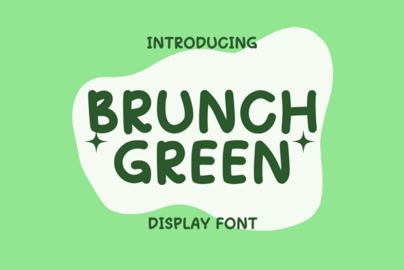 Brunch Green: The Playful Sans Serif Typeface