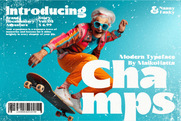 Champs: A Modern Sans Serif Typeface for Makers