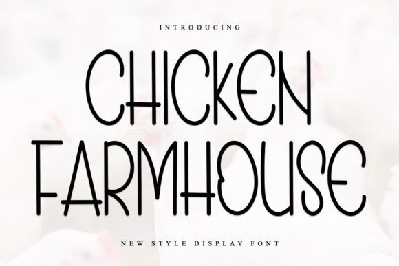 Chicken Farmhouse Font for Playful Web Design