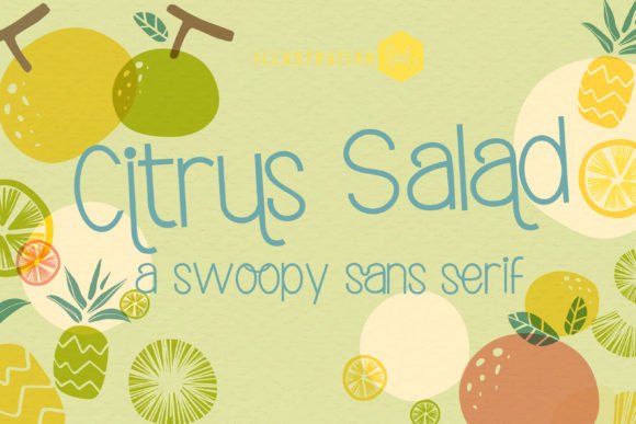 Citrus Salad Font Review for Brand Designers