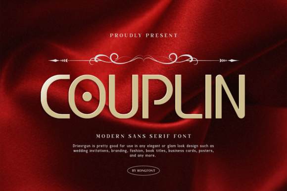 Couplin: A Modern Sans Serif Typeface for Small Brands