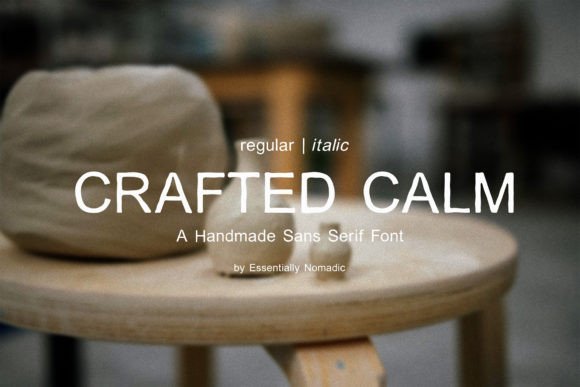 Created Calm: A Hand-Drawn Sans Serif Typeface for Brands