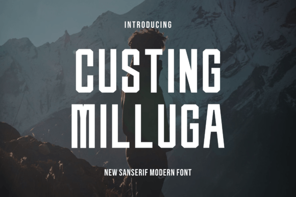 Custing Milluga Font for Modern Business Branding