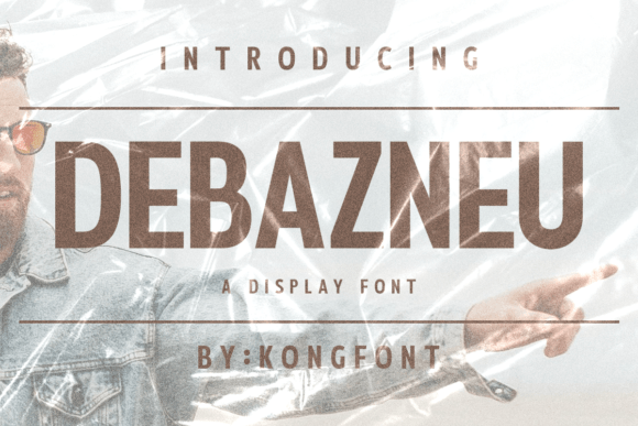 Debazneu: A Modern Typeface for Small Business Branding