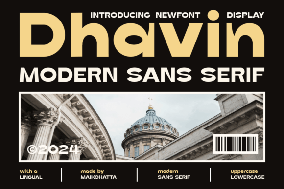 Dhavin: A Modern Sans Serif Font for Web Design