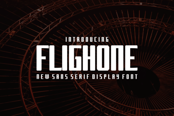 Flighone: A Modern Sans Serif Typeface for Web Design