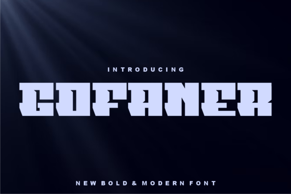 Gofaner Typeface for Bold Brand Identity
