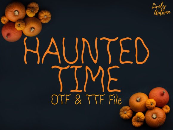 Haunted Time Font for Scroll-Stopping Social Graphics