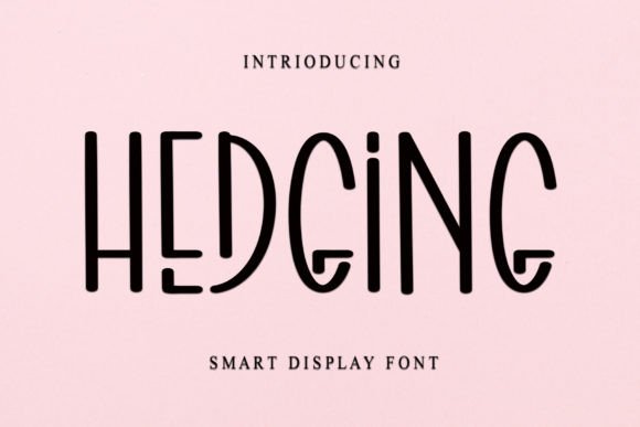 Hedging: A Fresh Sans Serif Font for Modern Web Design