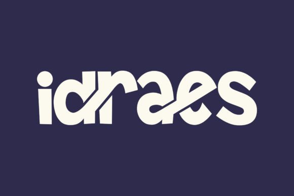 Idraes: The Bold Sans Serif Typeface for Digital Impact