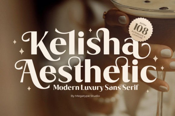 Kelisha Aesthetic Font for Modern Editorial Design