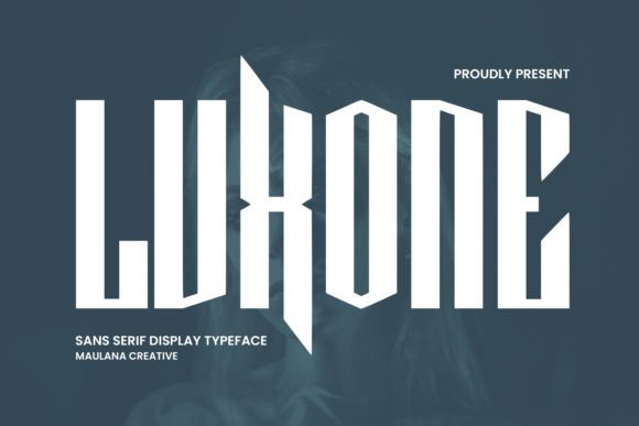 Luxone: A Bold Sans Serif Display Font for Editors