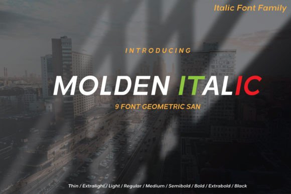 Molden Italic: A Minimalist Typeface for Makers