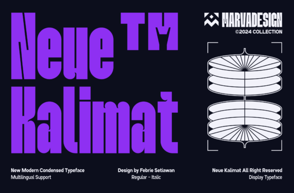 Neue Kalimat: A Modern Sans Serif Typeface for Web Design