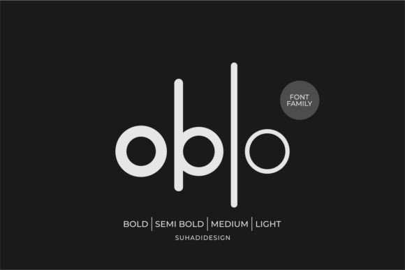 Oblo: The Modern Sans Serif Font for Makers