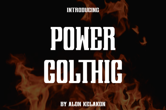 Power Colthic: The Bold Sans Serif Typeface for Crafters