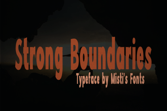 Strong Boundaries Typeface for Web Design