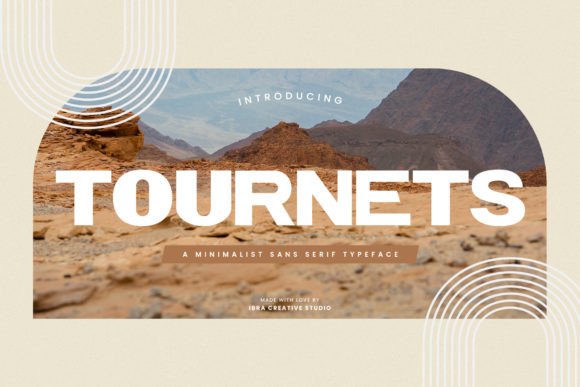 Tournets Typeface for Modern Campaigns