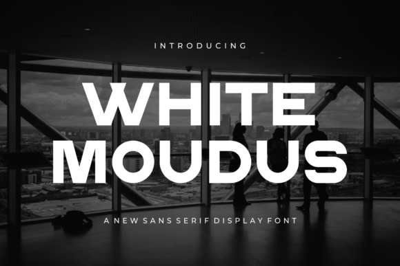 White Moudus: A Bold Typeface for Editorial Impact